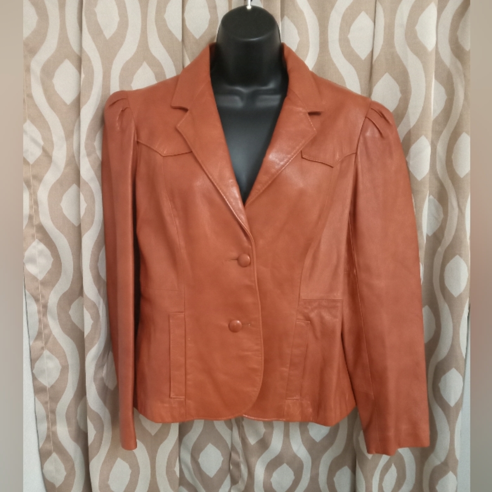 Vintage Pioneer Wear Leather Jacket